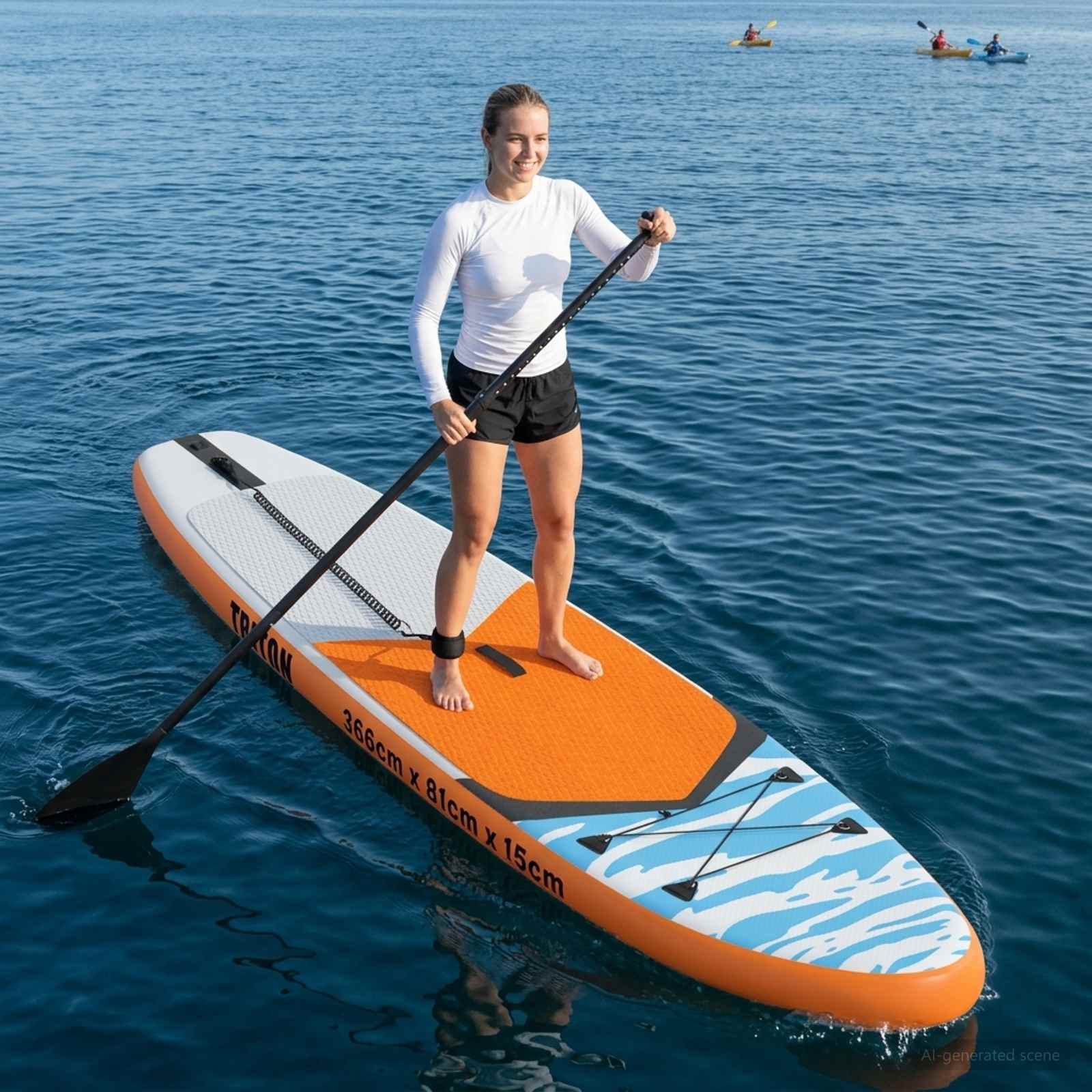 Φουσκωτή σανίδα SUP TRITON 366 x 81 x 15 εκ Μπλε για - Pakobazaar