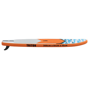 Φουσκωτή σανίδα SUP TRITON 366 x 81 x 15 εκ Μπλε για - Pakobazaar
