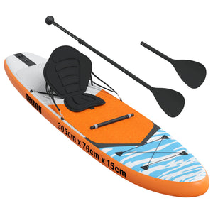 SUP Board με κάθισμα 2 σε 1 TRITON 305 x 76 x 15 cm Μπλε για - Pakobazaar