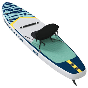 SUP Board με κάθισμα 2 σε 1 APEX 305 x 76 x 15 cm Μπλε για - Pakobazaar