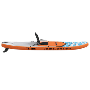 SUP Board με κάθισμα 2 σε 1 TRITON 335 x 76 x 15 εκ. Μπλε για - Pakobazaar