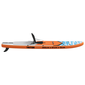SUP Board με κάθισμα 2 σε 1 TRITON 366 x 81 x 15 εκ Μπλε για - Pakobazaar