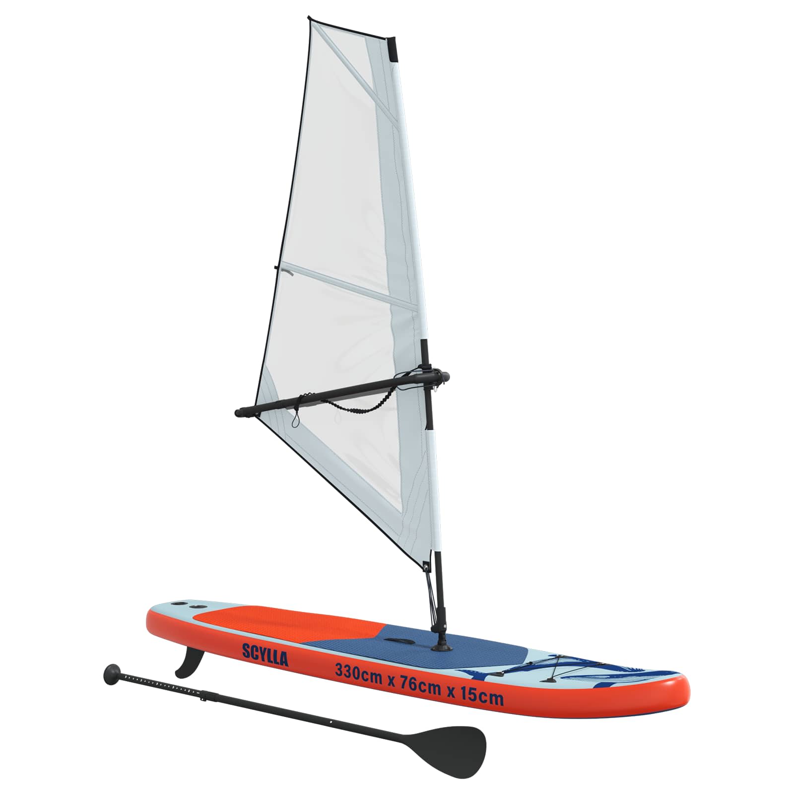 Φουσκωτό SUP Board με Ιστιοφορία SCYLLA 330 x 76 x 15 εκ Μπλε