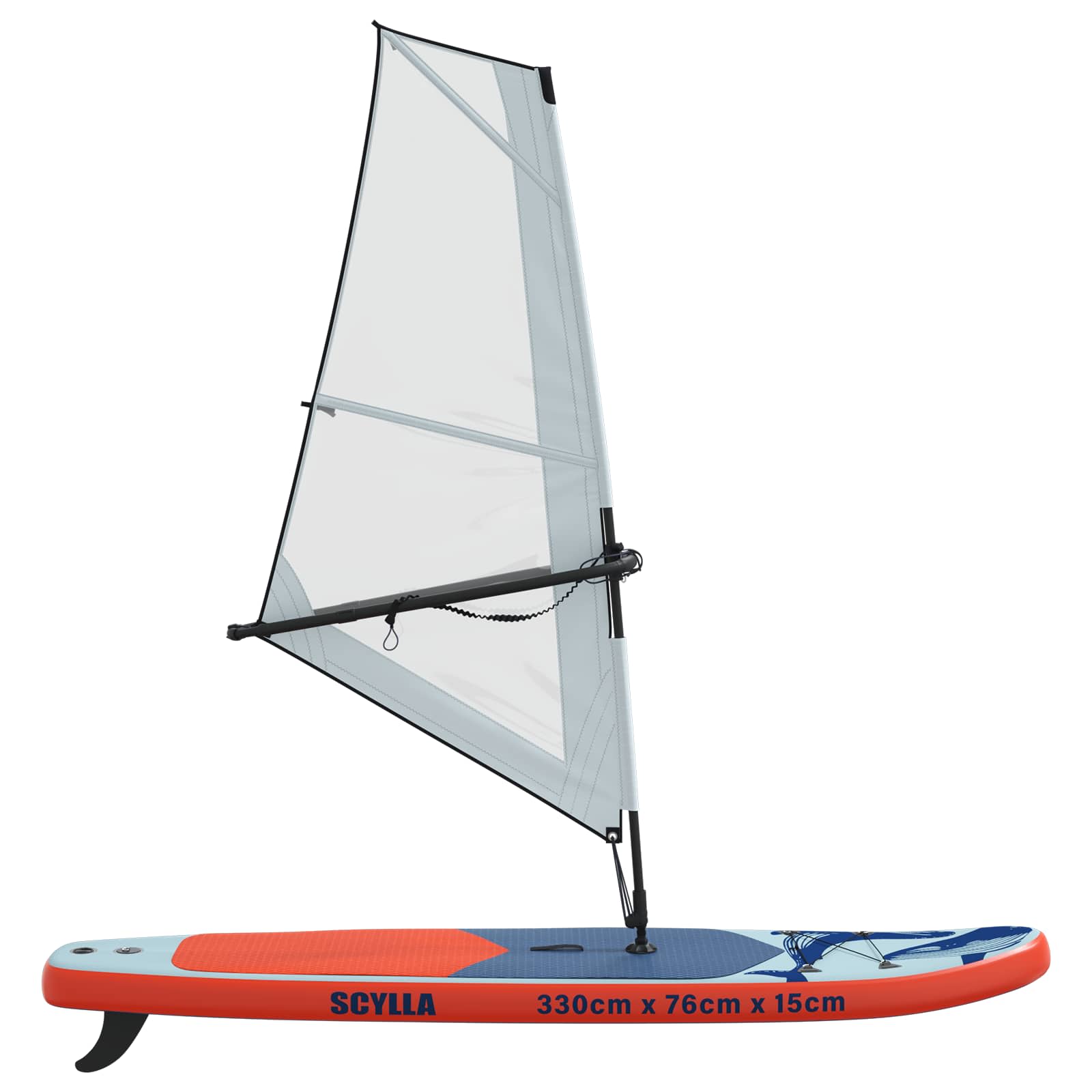 Φουσκωτό SUP Board με Ιστιοφορία SCYLLA 330 x 76 x 15 εκ Μπλε