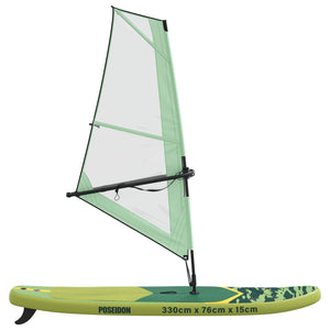 Φουσκωτό SUP Board με Ιστιοφορία POSEIDON 330 x 76 x 15 εκ για - Pakobazaar