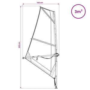 Φουσκωτό SUP Board με Ιστιοφορία POSEIDON 330 x 76 x 15 εκ για - Pakobazaar