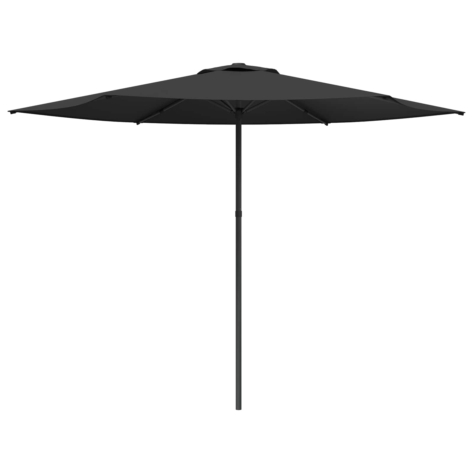 Ομπρέλα Κήπου 300 x 300 cm Πολυεστέρας Ορθογώνιος Ανθρακί - Pakobazaar