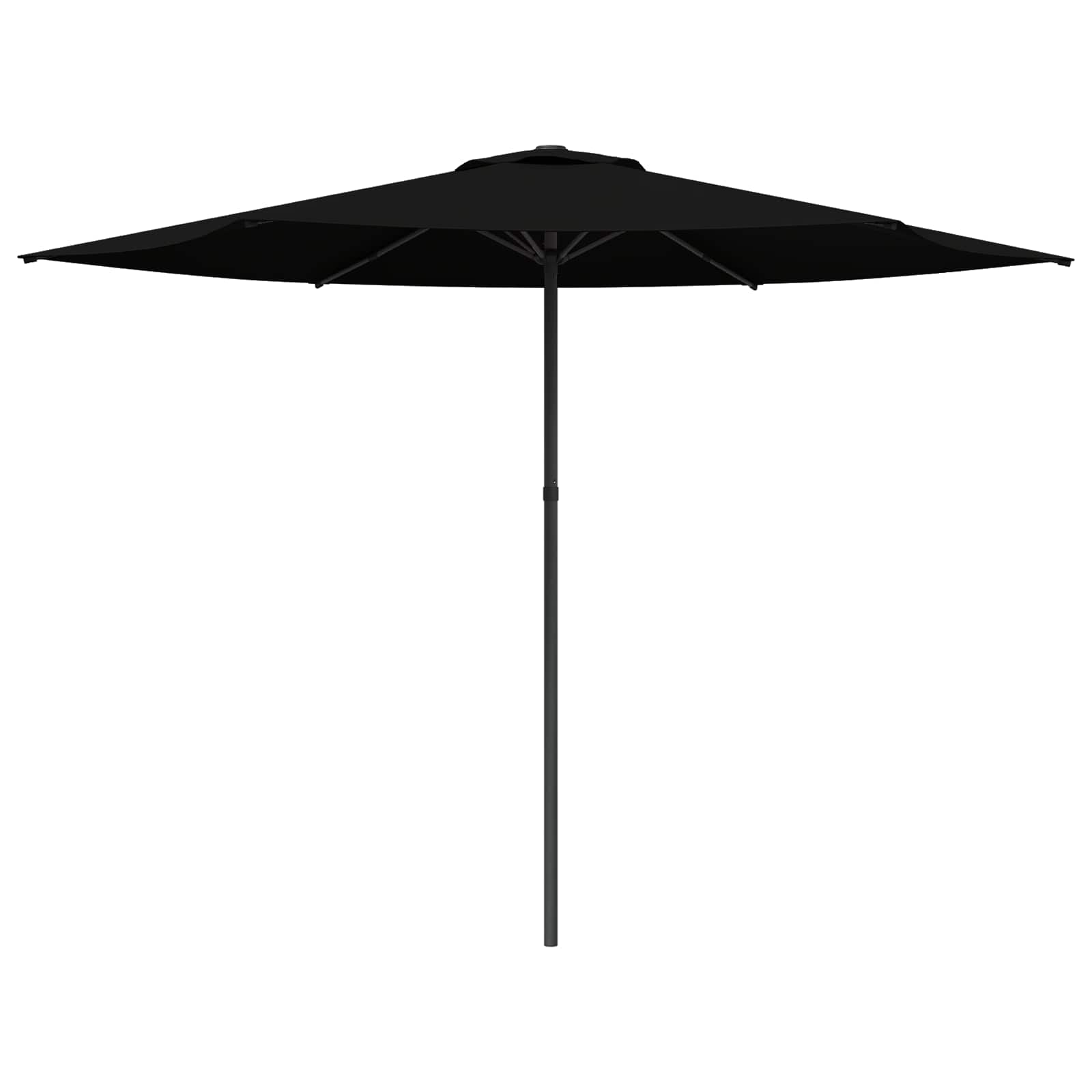 Ομπρέλα Κήπου 300 x 300 cm Πολυεστέρας Ορθογώνιος Μαύρο - Pakobazaar