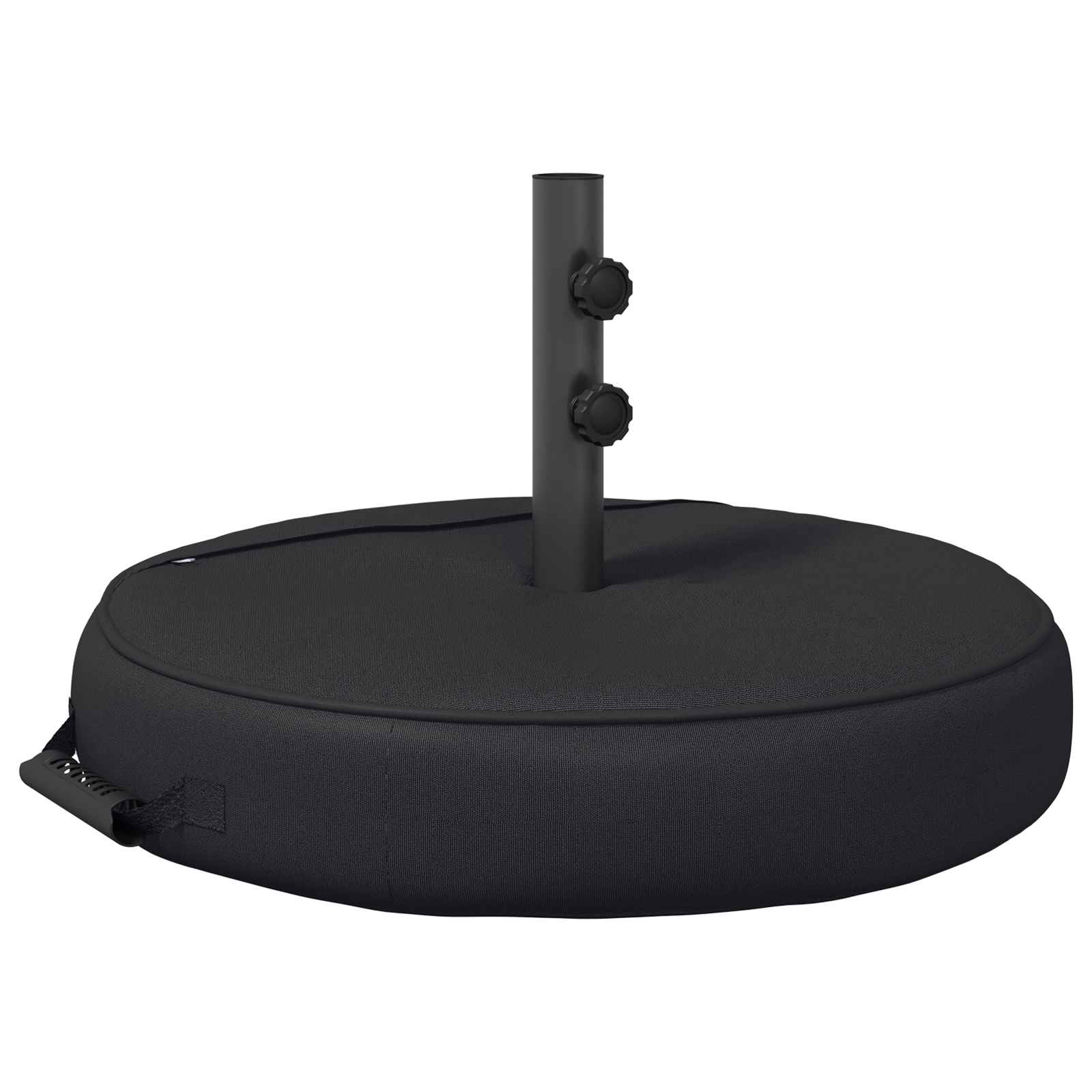 Βάση ομπρέλας βεράντας 60 x 60 cm Ατσάλι Μαύρο - Pakobazaar