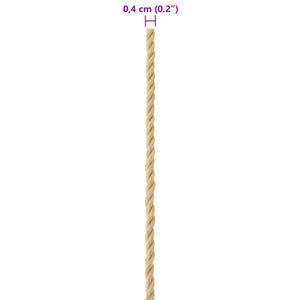 Σχοινί Boat 0.4 mm 100 m Φυσικό - Pakobazaar