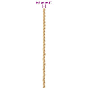 Σχοινί Boat 0.5 mm 50 m Φυσικό - Pakobazaar