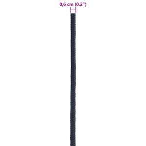 Σχοινί Boat 0.6 mm 100 m Βασιλικό Μπλε Πολυεστέρας - Pakobazaar
