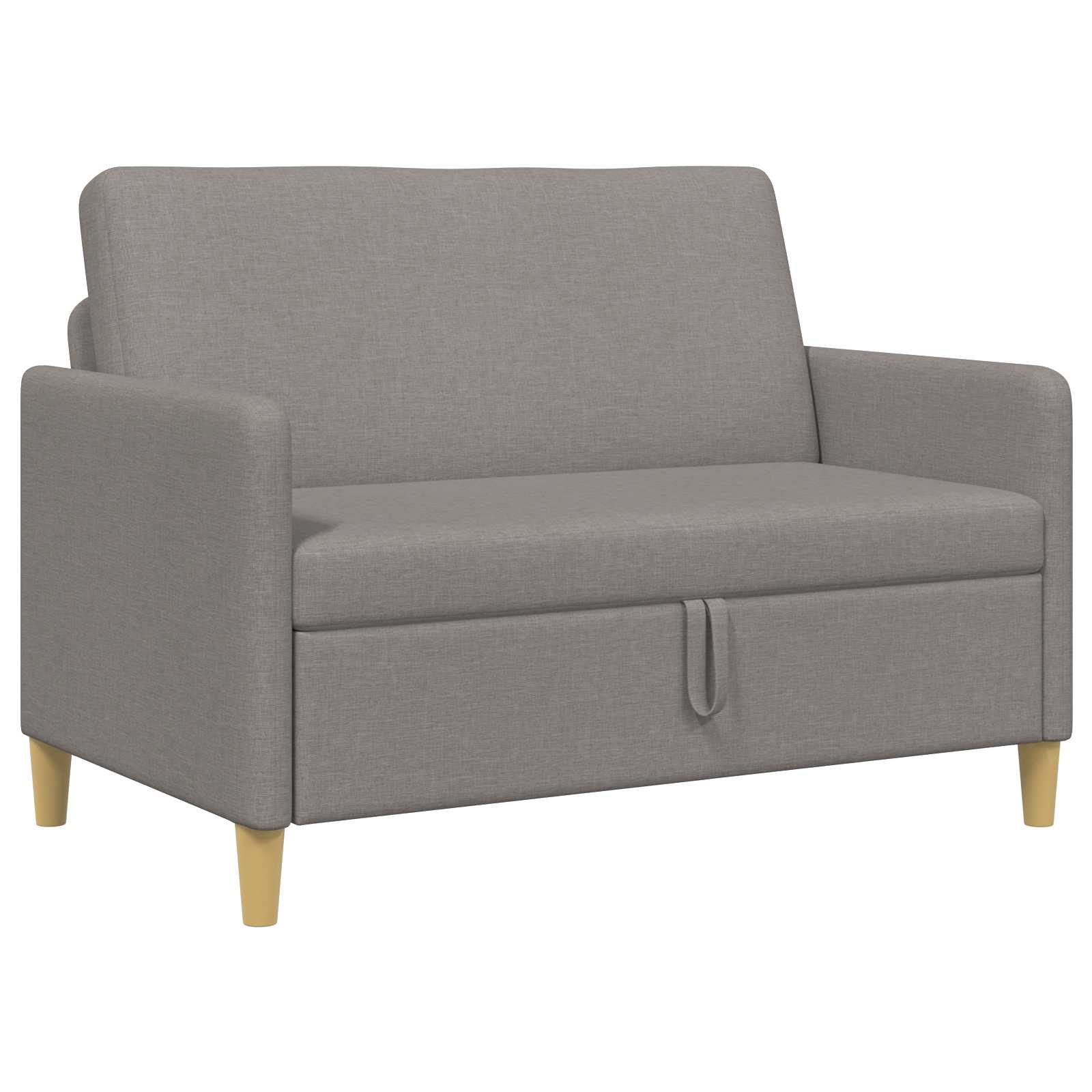 Καναπές με Αποθήκευση Taupe 122 x 78 x 87 εκ Πολυεστέρας