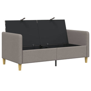 Καναπές με Αποθήκευση Taupe 152 x 78 x 87 εκ Πολυεστέρας - Pakobazaar