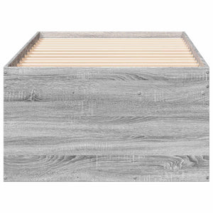 Σκελετός κρεβατιού με αποθήκευση Γκρι Sonoma 80 x 200 cm - Pakobazaar
