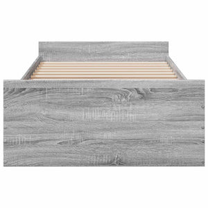 Σκελετός κρεβατιού με αποθήκευση Γκρι Sonoma 80 x 200 cm - Pakobazaar