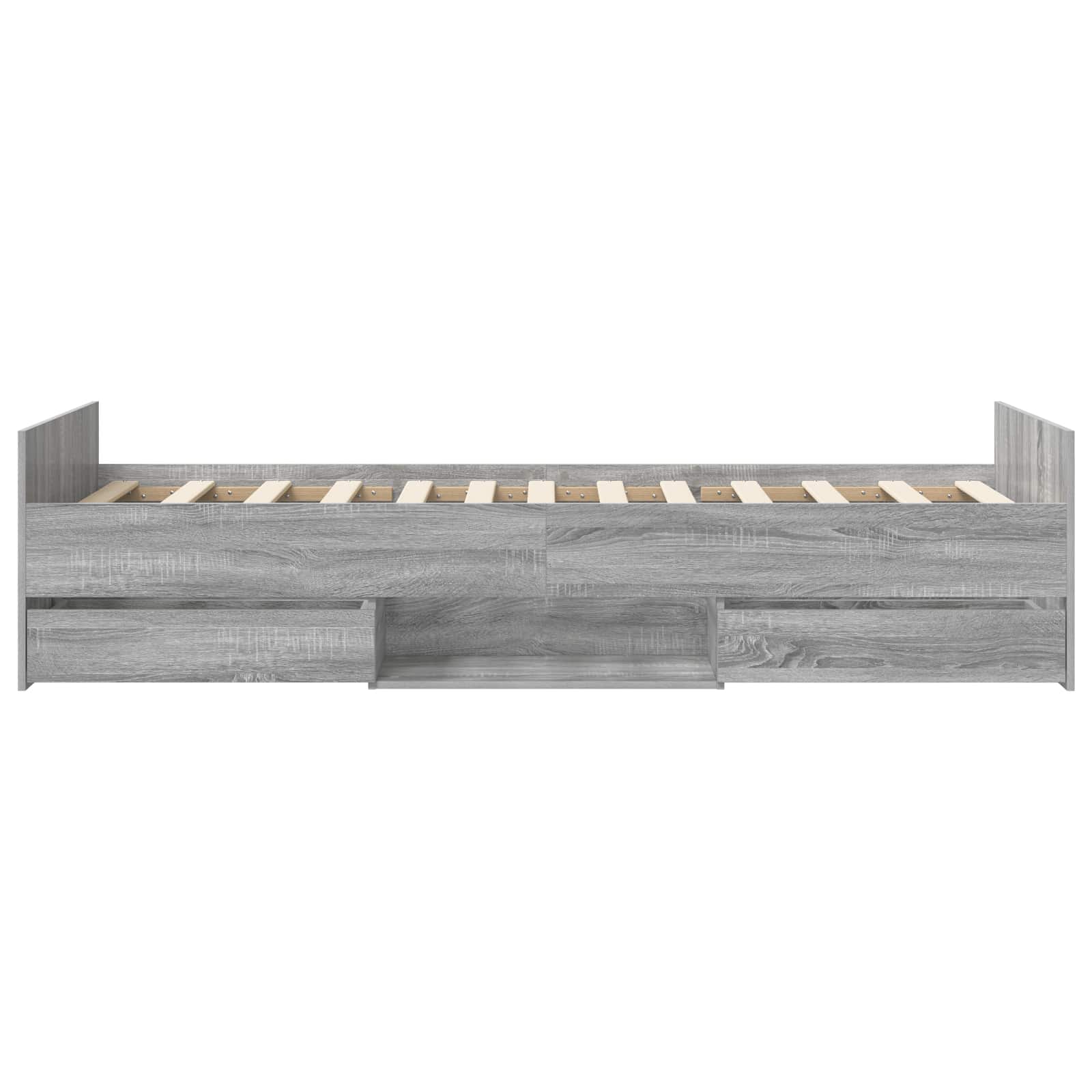 Σκελετός κρεβατιού με αποθήκευση Γκρι Sonoma 80 x 200 cm - Pakobazaar