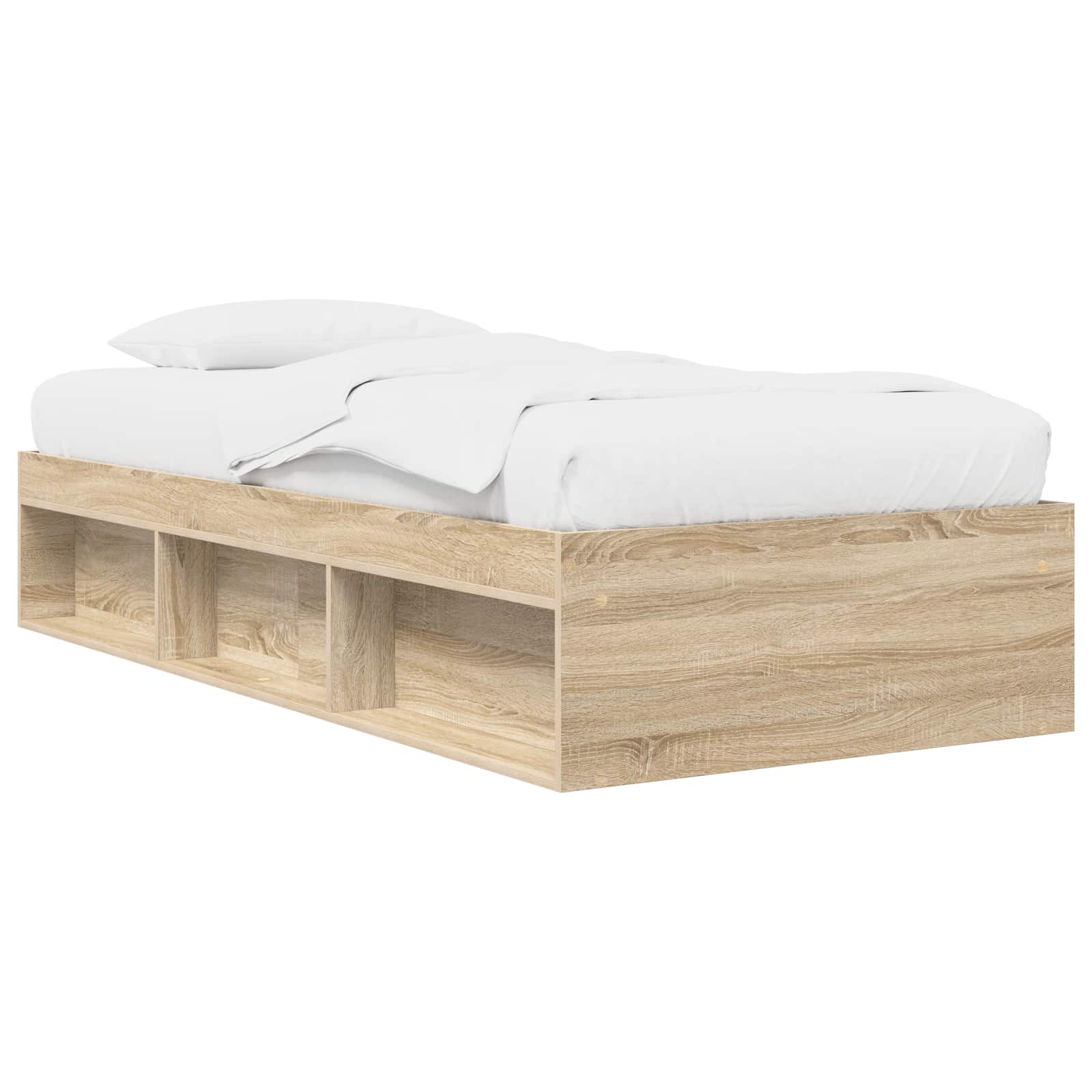 Σκελετός κρεβατιού με αποθήκευση Sonoma Δρυς 80 x 200 cm