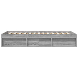 Σκελετός κρεβατιού με αποθήκευση Γκρι Sonoma 80 x 200 cm - Pakobazaar
