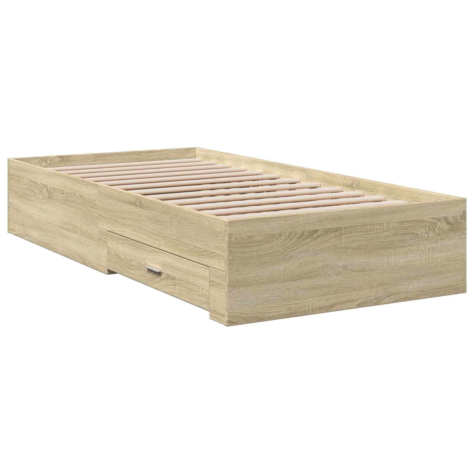 Σκελετός κρεβατιού με αποθήκευση Sonoma Δρυς 80 x 200 cm