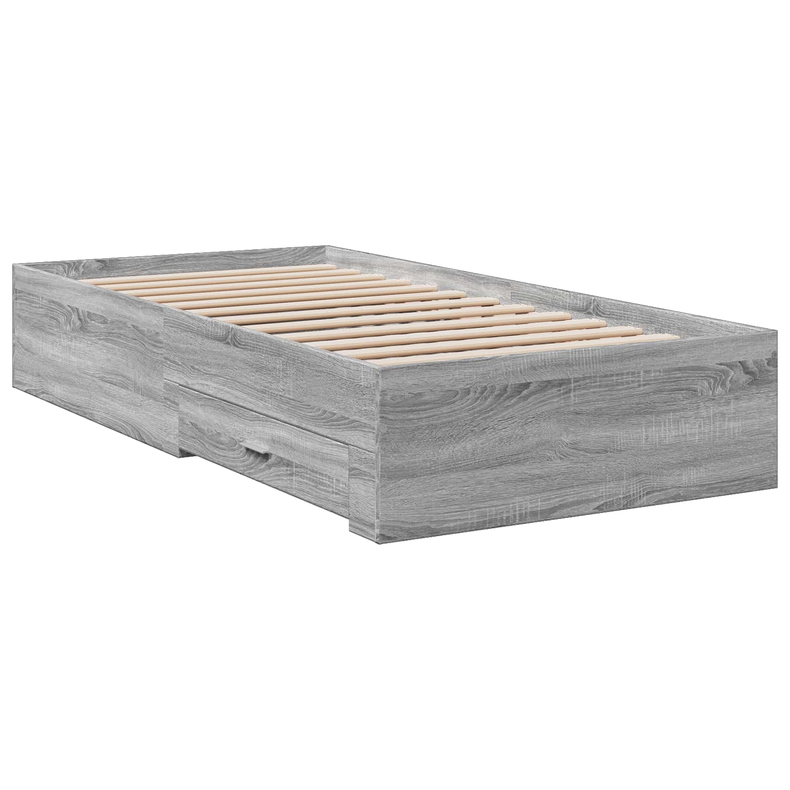 Σκελετός κρεβατιού με αποθήκευση Γκρι Sonoma 80 x 200 cm - Pakobazaar