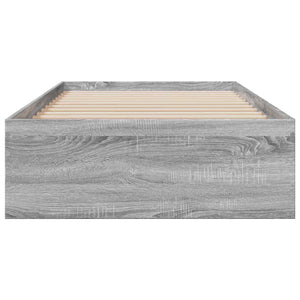 Σκελετός κρεβατιού με αποθήκευση Γκρι Sonoma 80 x 200 cm - Pakobazaar