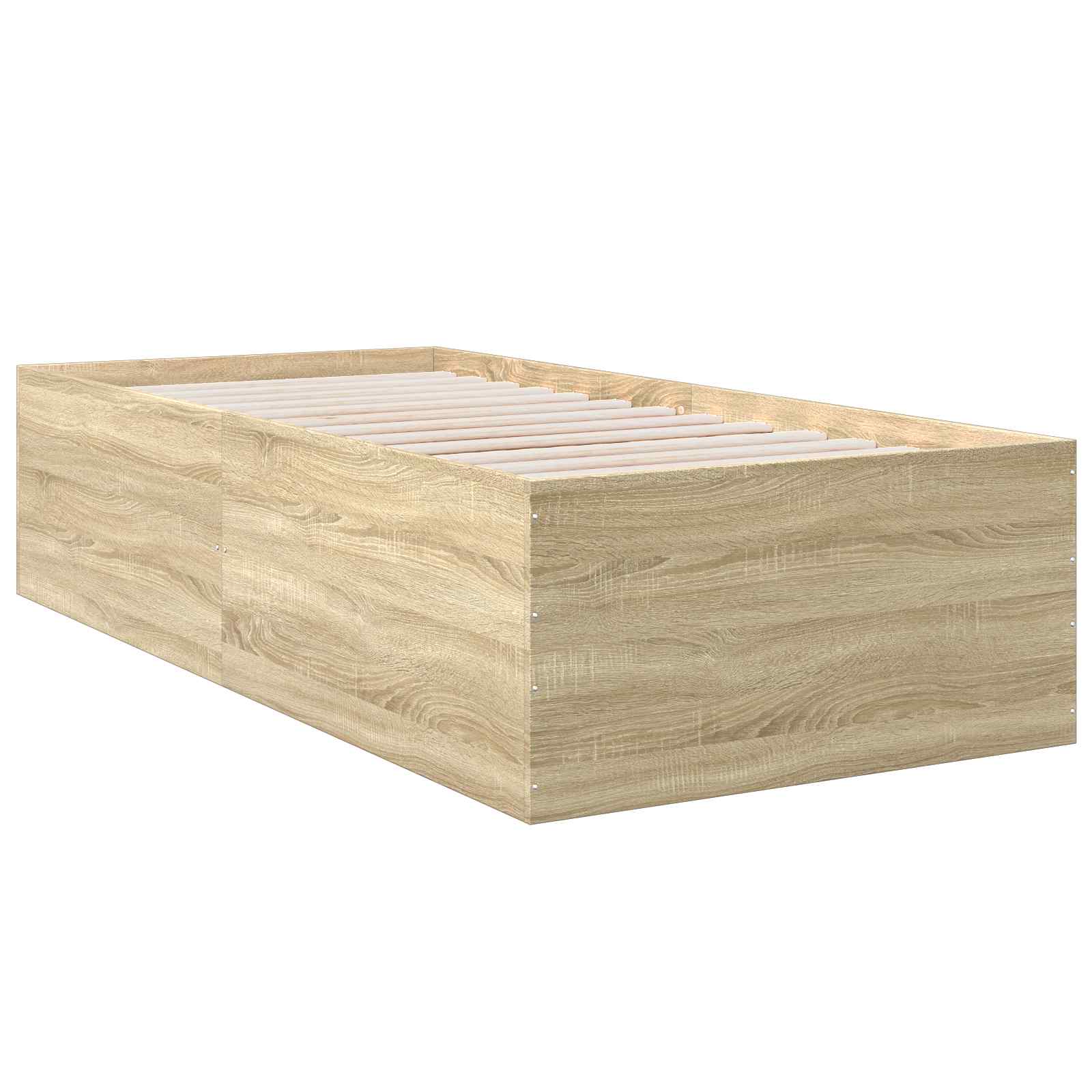 Κρεβάτι δαπέδου Sonoma Δρυς 80 x 200 cm Επεξεργασμένο Ξύλο
