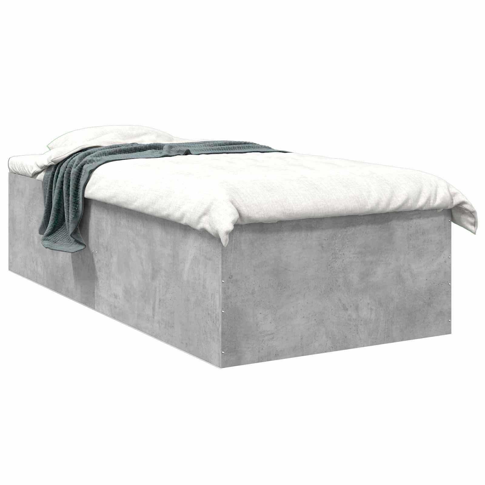 Κρεβάτι δαπέδου Γκρι Σκυροδέματος 80 x 200 cm