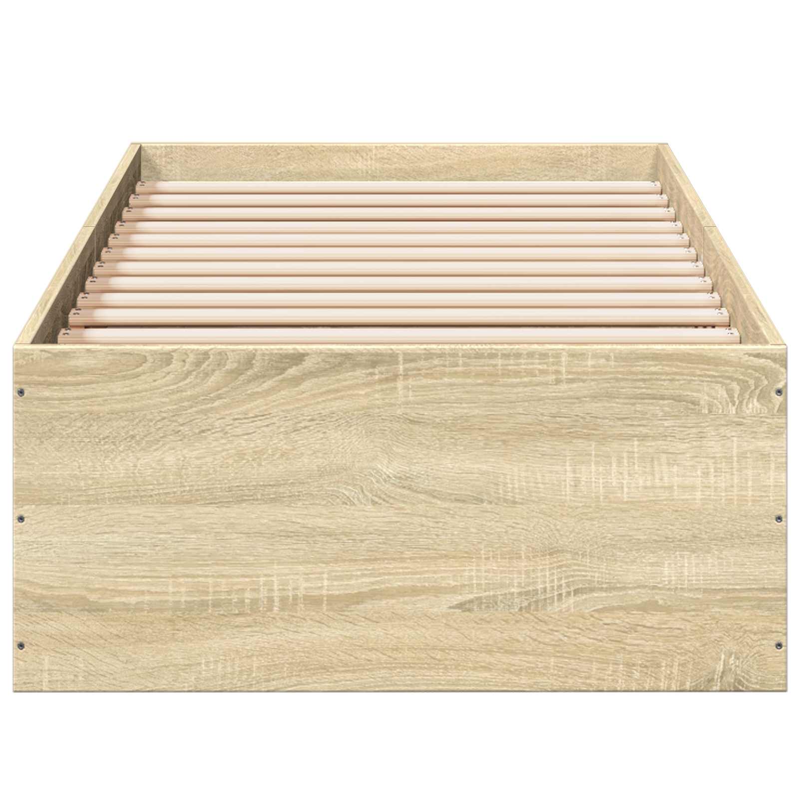 Κρεβάτι δαπέδου Sonoma Δρυς 80 x 200 cm Επεξεργασμένο Ξύλο - Pakobazaar