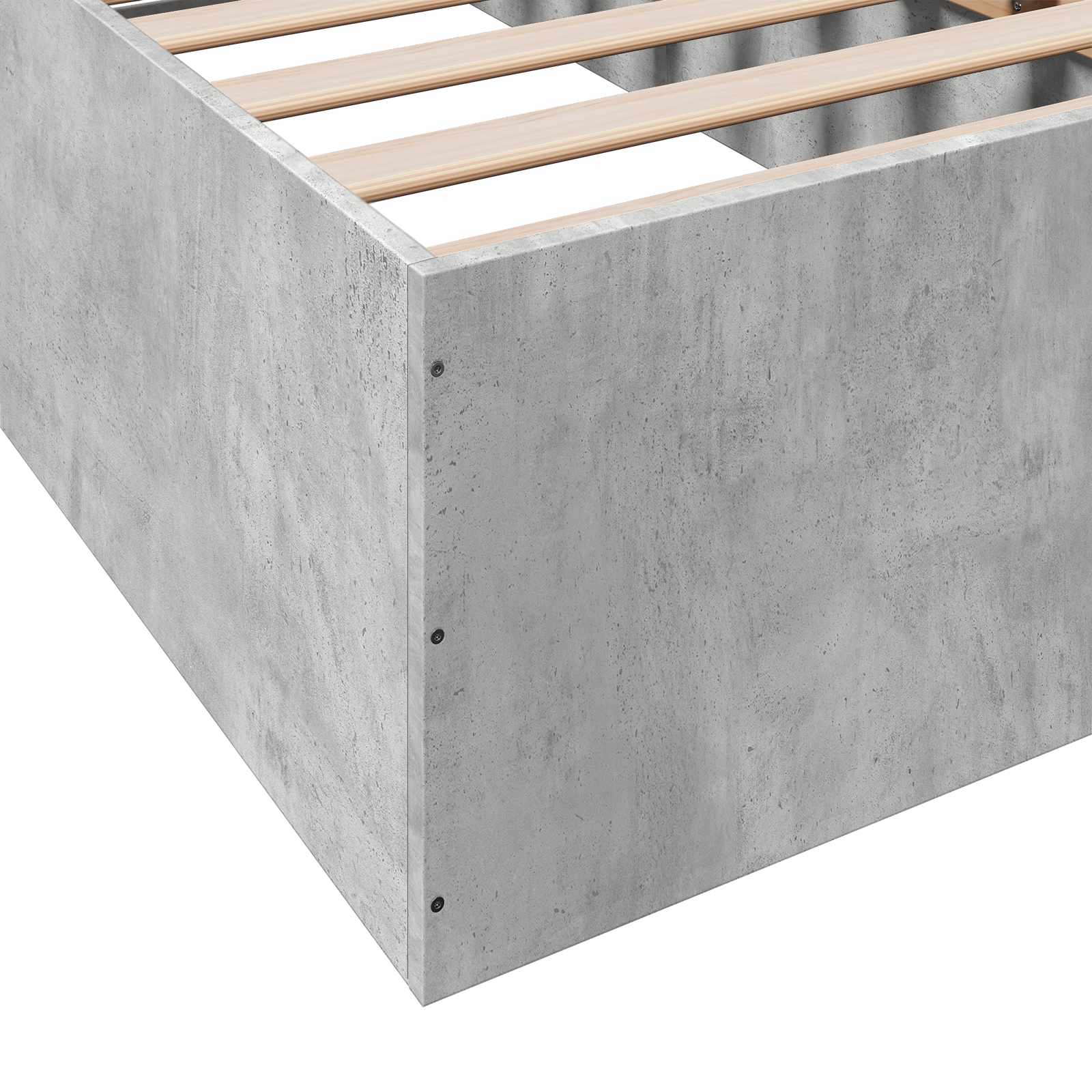 Κρεβάτι δαπέδου Γκρι Σκυροδέματος 80 x 200 cm