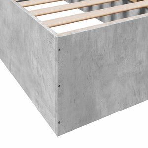 Κρεβάτι δαπέδου Γκρι Σκυροδέματος 80 x 200 cm - Pakobazaar