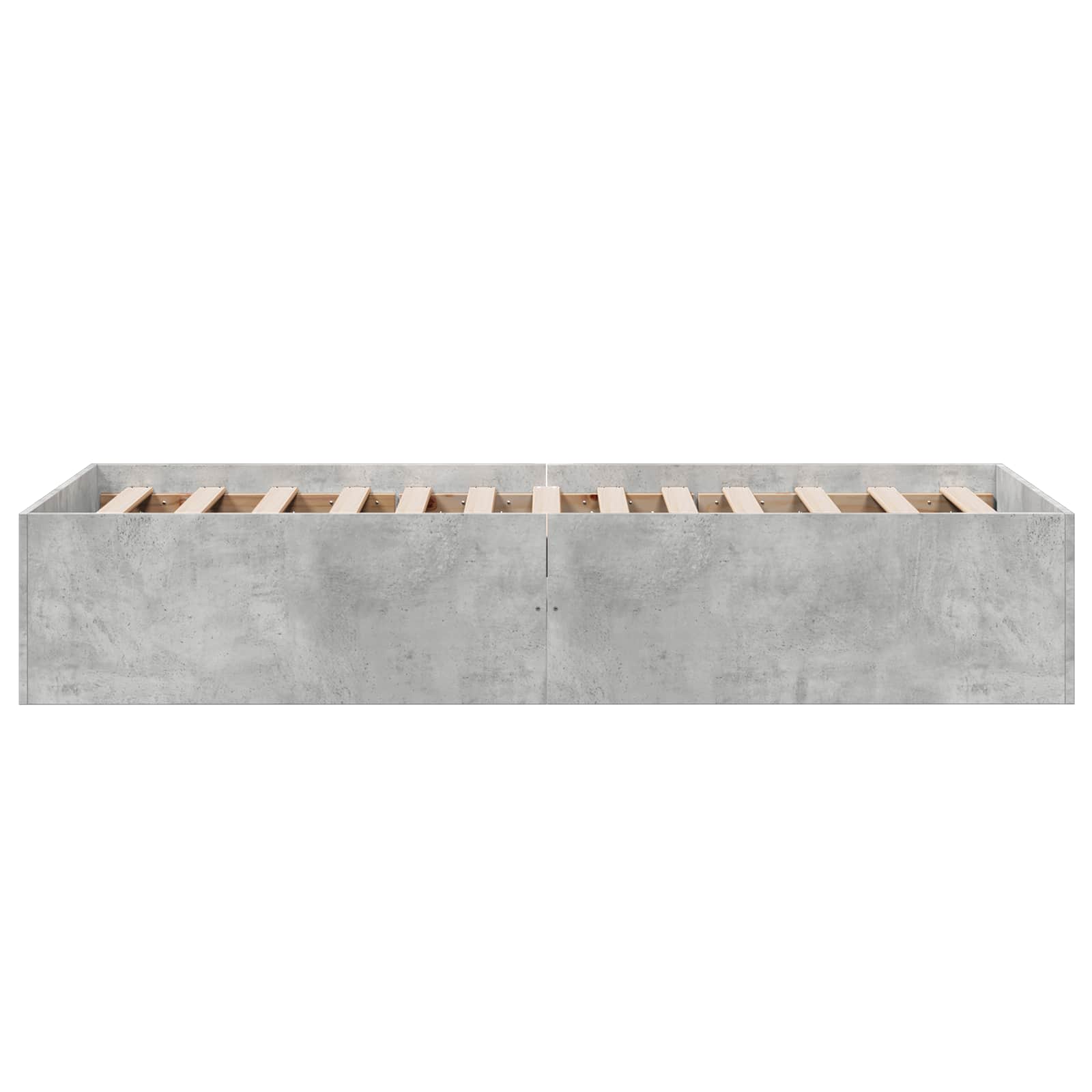 Κρεβάτι δαπέδου Γκρι Σκυροδέματος 80 x 200 cm
