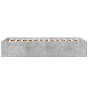 Κρεβάτι δαπέδου Γκρι Σκυροδέματος 80 x 200 cm - Pakobazaar