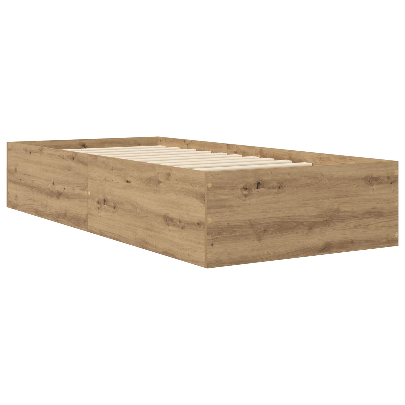 Κρεβάτι δαπέδου Artisian Δρυς 80 x 200 cm Επεξεργασμένο Ξύλο - Pakobazaar