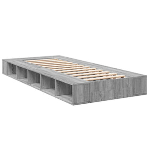 Σκελετός κρεβατιού με αποθήκευση Γκρι Sonoma 80 x 200 cm - Pakobazaar