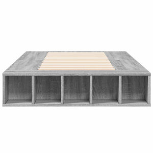 Σκελετός κρεβατιού με αποθήκευση Γκρι Sonoma 80 x 200 cm - Pakobazaar