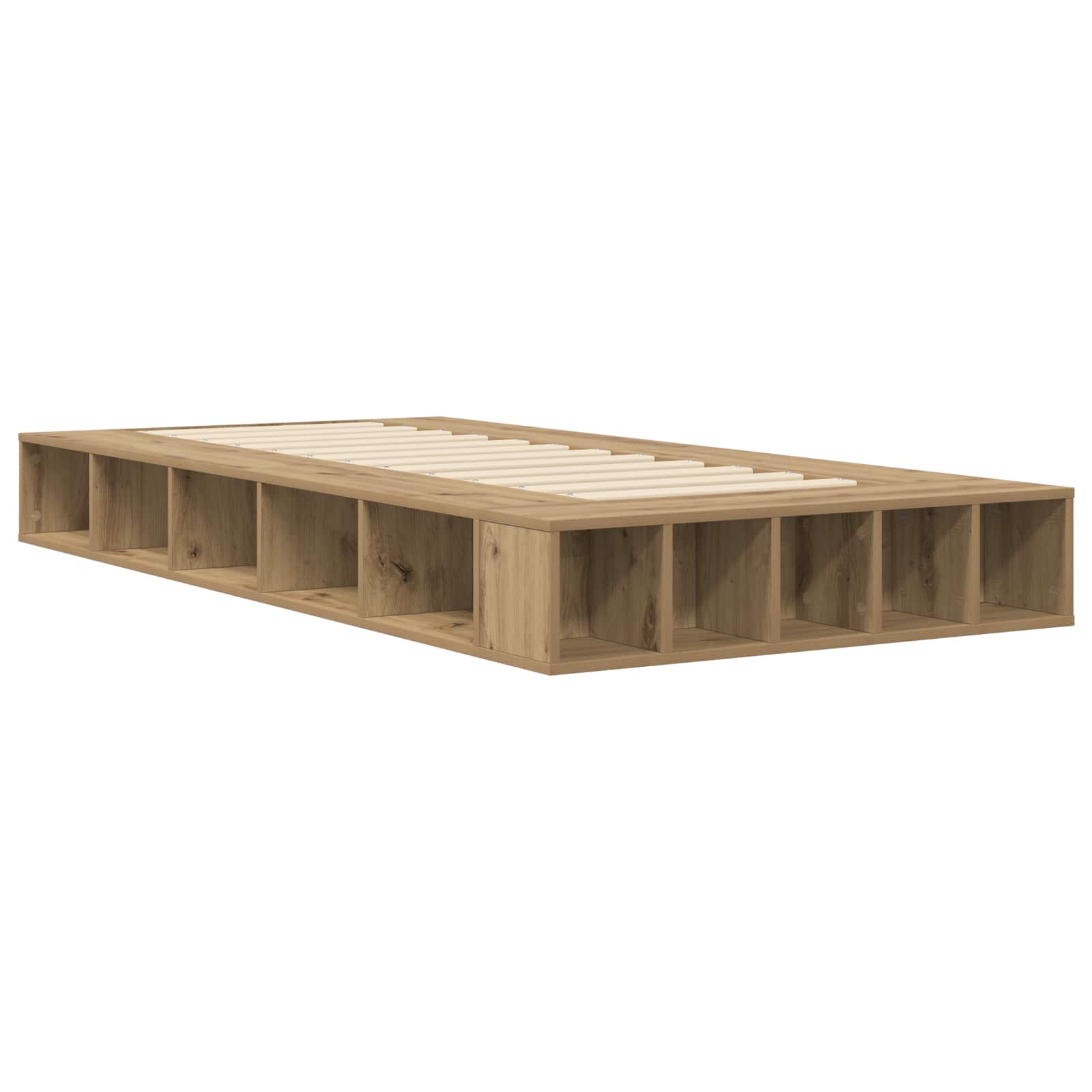 Σκελετός κρεβατιού με αποθήκευση Artisian Δρυς 80 x 200 cm