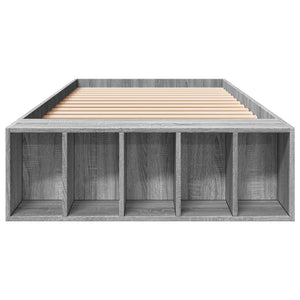 Σκελετός κρεβατιού με αποθήκευση Γκρι Sonoma 80 x 200 cm - Pakobazaar