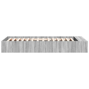 Σκελετός κρεβατιού με αποθήκευση Γκρι Sonoma 80 x 200 cm - Pakobazaar