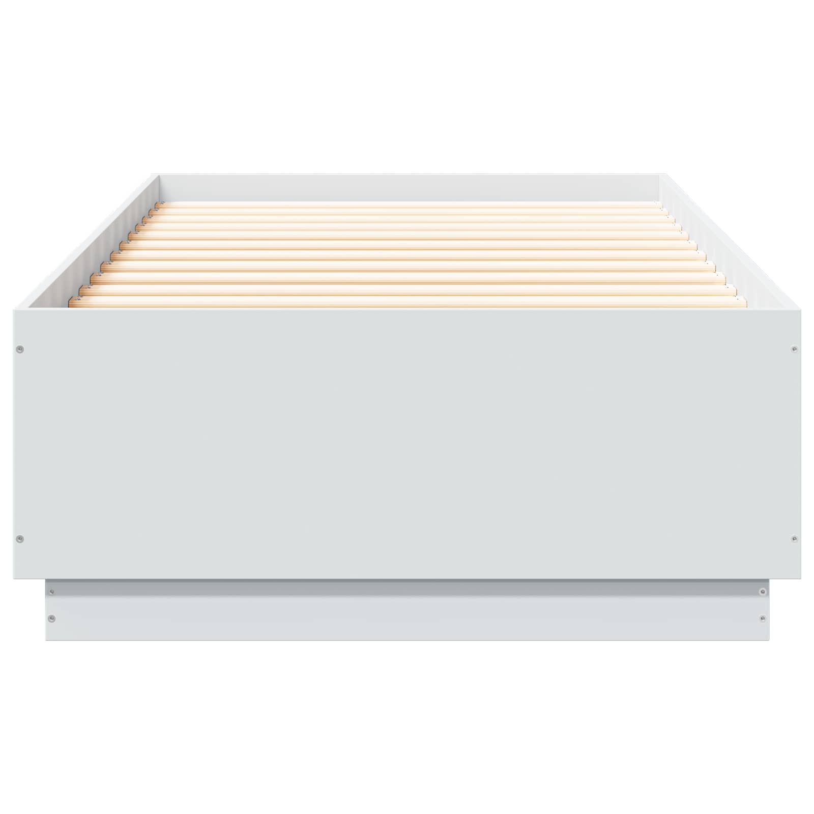 Κρεβάτι με φωτισμό LED Λευκό 80 x 200 cm Επεξεργασμένο Ξύλο - Pakobazaar