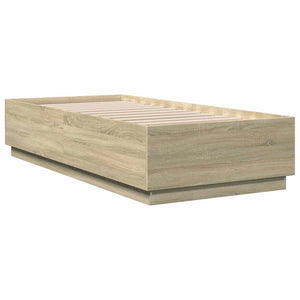 Κρεβάτι με φωτισμό LED Sonoma Δρυς 80 x 200 cm - Pakobazaar