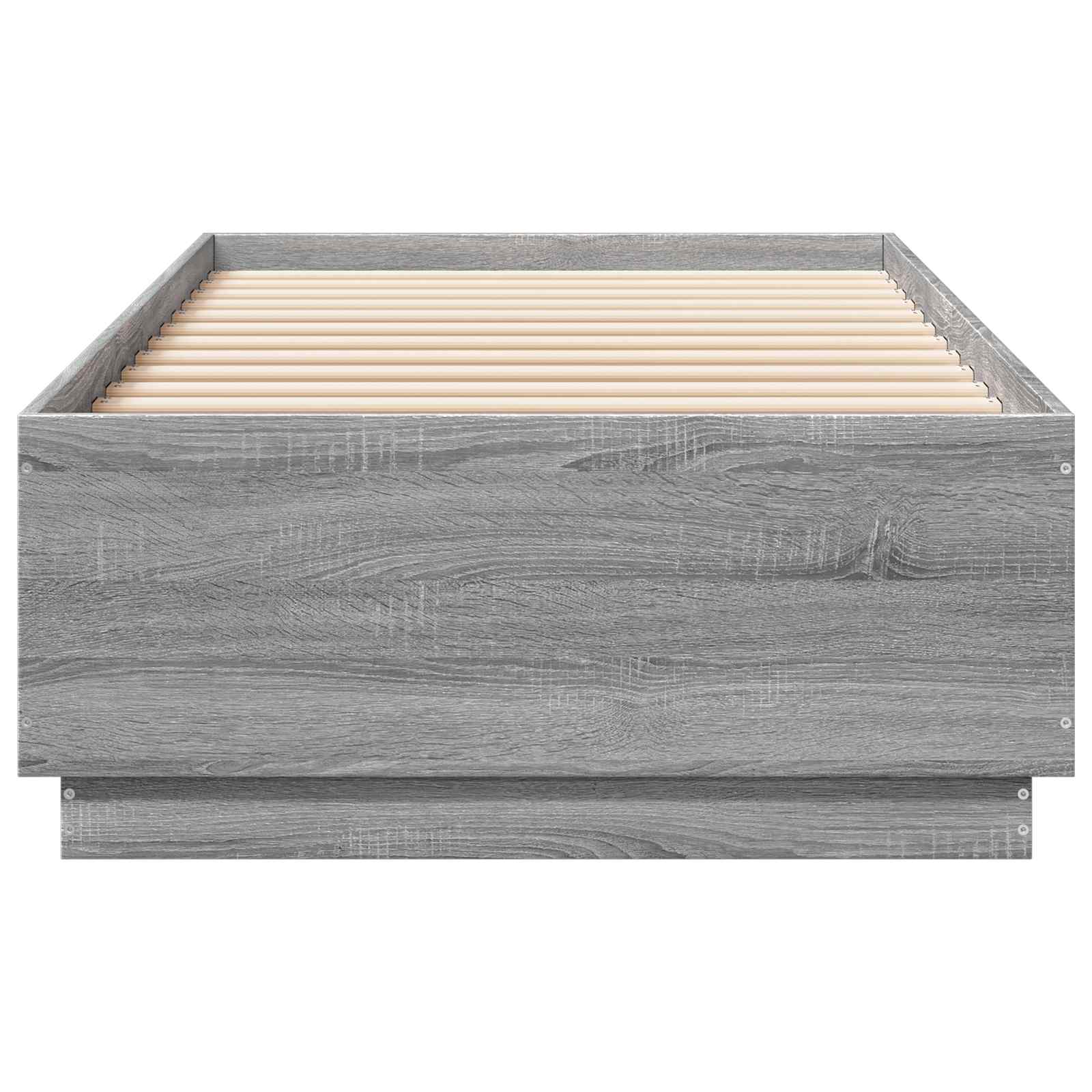 Κρεβάτι με φωτισμό LED Γκρι Sonoma 80 x 200 cm - Pakobazaar