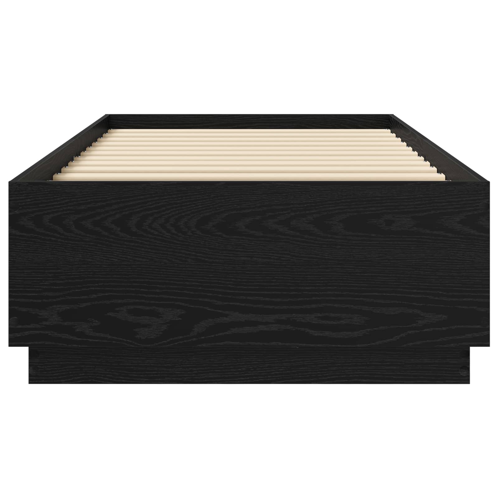 Κρεβάτι με φωτισμό LED Μαύρη Δρυς 80 x 200 cm - Pakobazaar