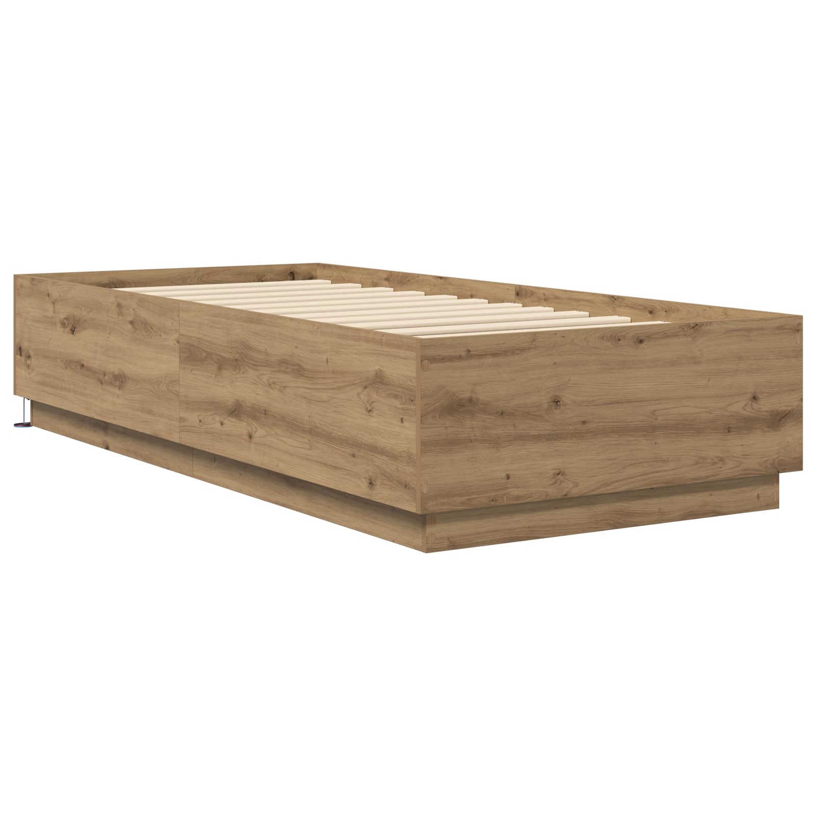 Κρεβάτι με φωτισμό LED Artisian Δρυς 80 x 200 cm - Pakobazaar