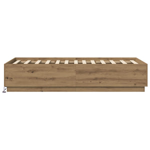 Κρεβάτι με φωτισμό LED Artisian Δρυς 80 x 200 cm - Pakobazaar