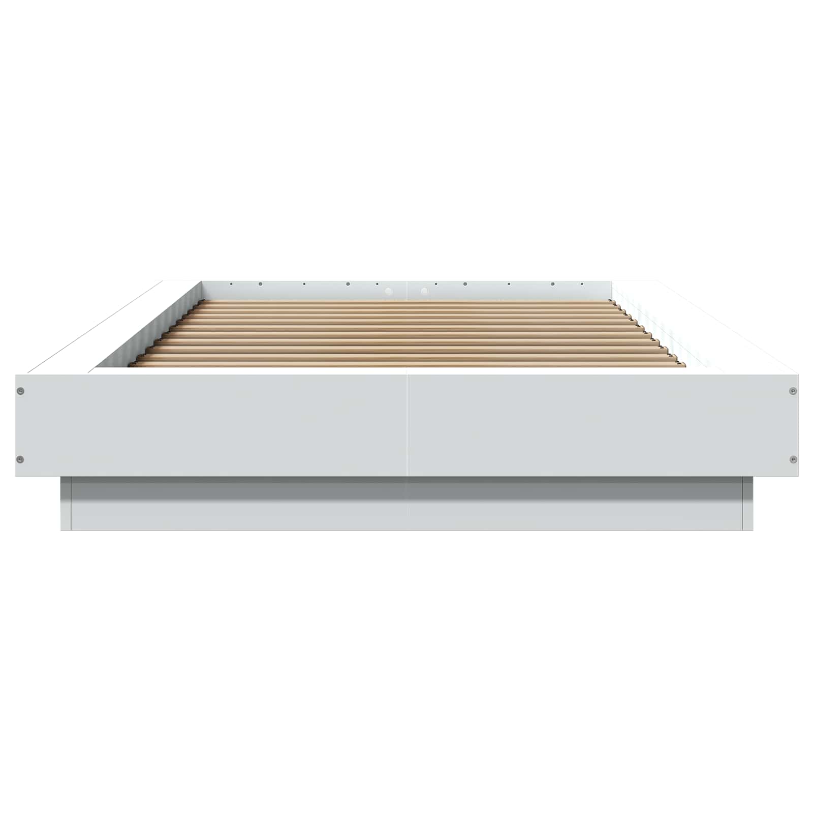 Κρεβάτι με φωτισμό LED Λευκό 80 x 200 cm Επεξεργασμένο Ξύλο - Pakobazaar