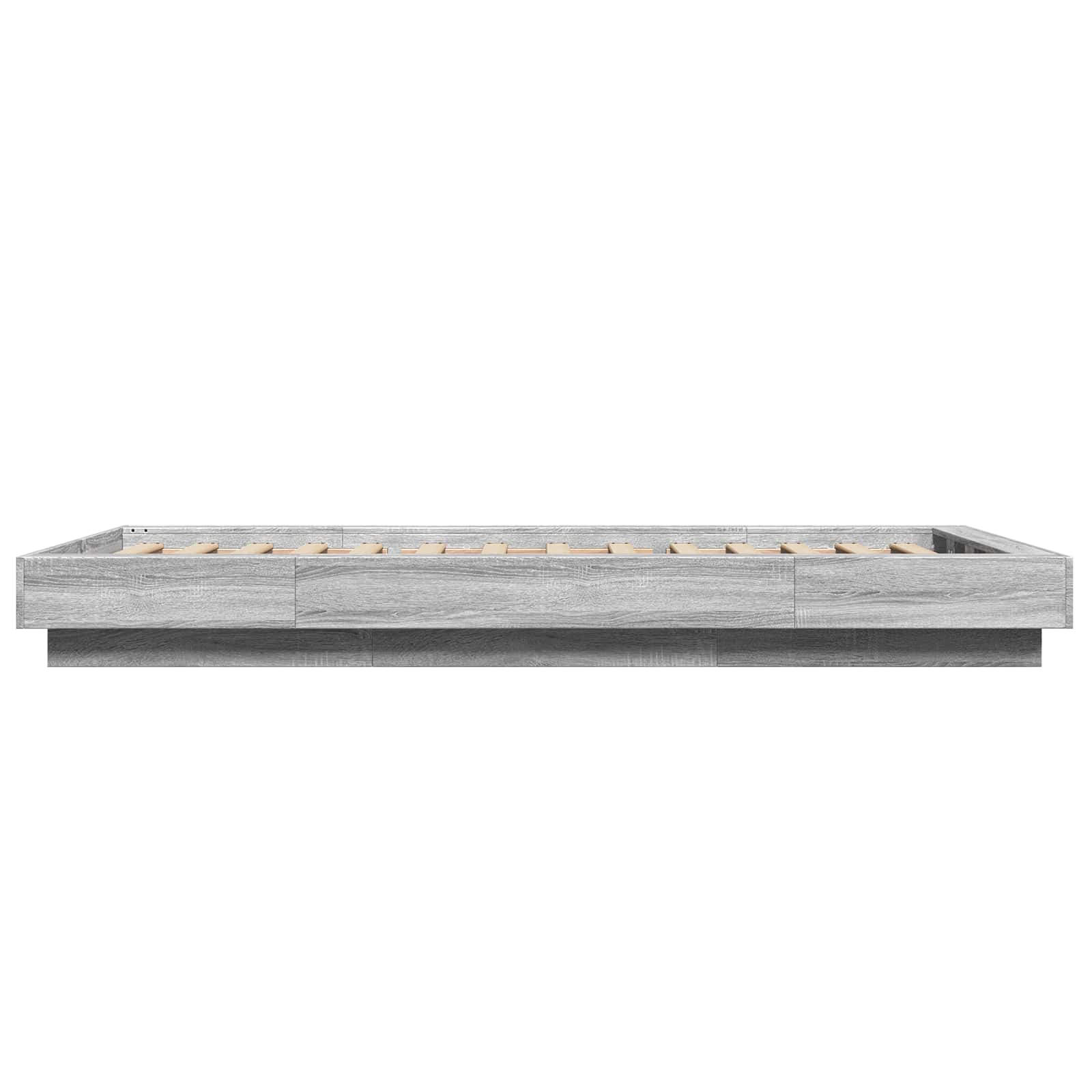 Κρεβάτι με φωτισμό LED Γκρι Sonoma 80 x 200 cm - Pakobazaar