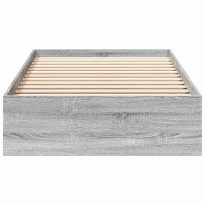 Σκελετός κρεβατιού με αποθήκευση Γκρι Sonoma 80 x 200 cm - Pakobazaar
