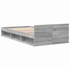 Σκελετός κρεβατιού με αποθήκευση Γκρι Sonoma 80 x 200 cm - Pakobazaar