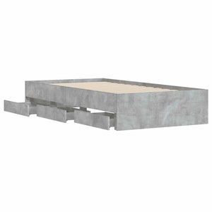 Σκελετός κρεβατιού με αποθήκευση Γκρι Sonoma 80 x 200 cm - Pakobazaar